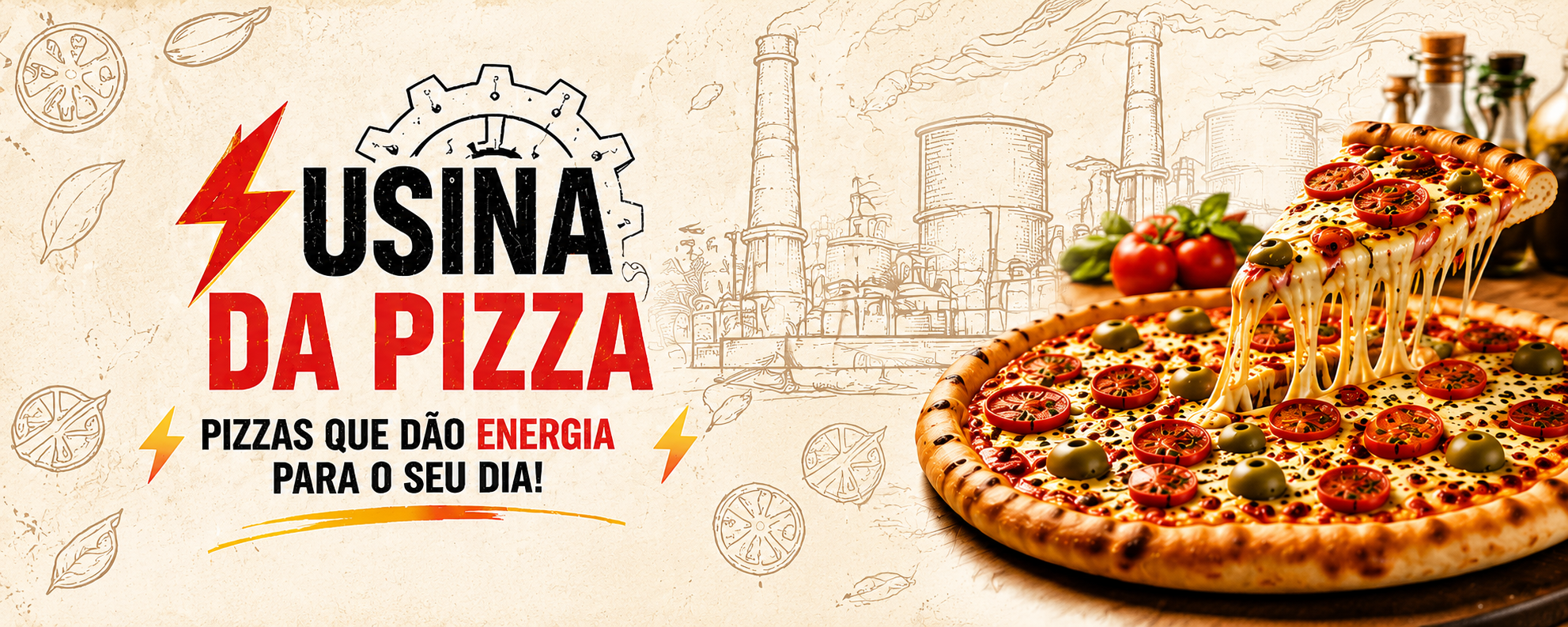 Banner principal Usina da Pizza